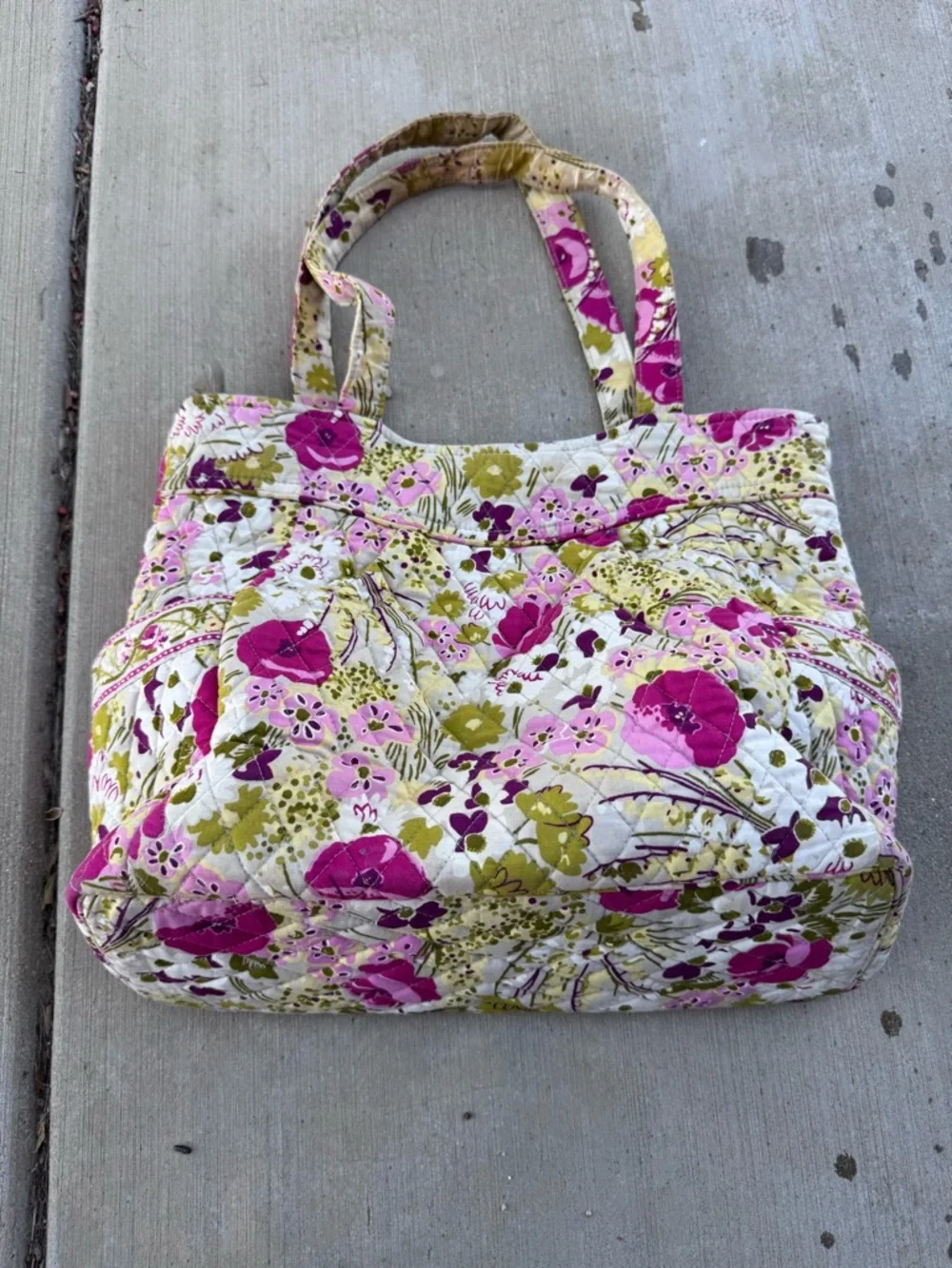 Vera Bradley Make Me Blush (Retired) Double Handle Shoulder Handbag Tote Bag - Picture 2 of 7